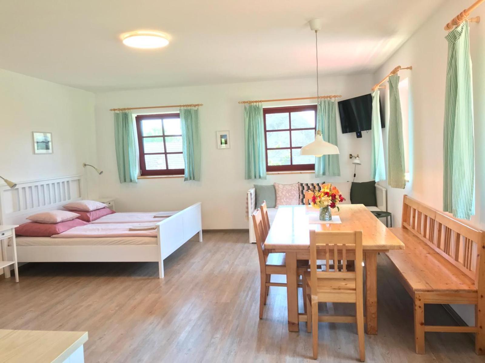 Ubytovani Praschlhaus Horni Plana Ngoại thất bức ảnh