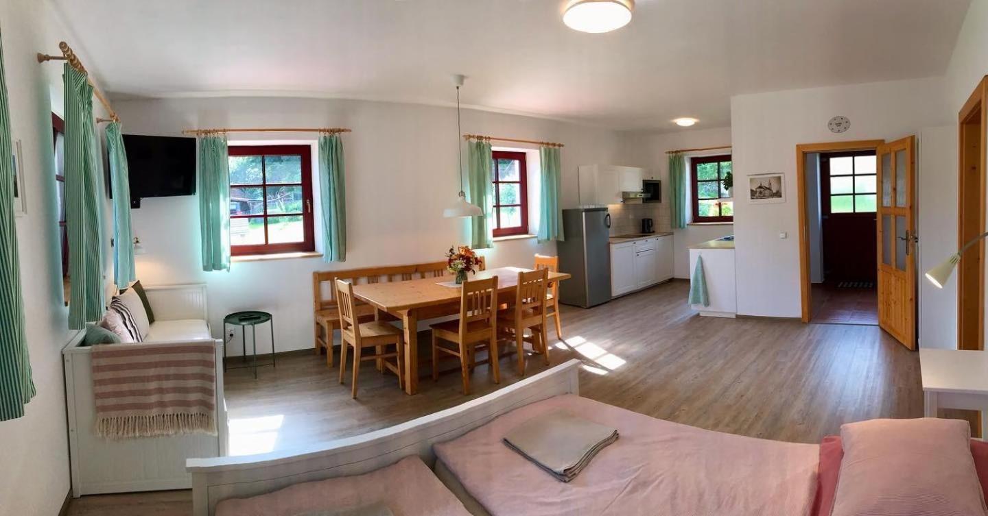 Ubytovani Praschlhaus Horni Plana Ngoại thất bức ảnh